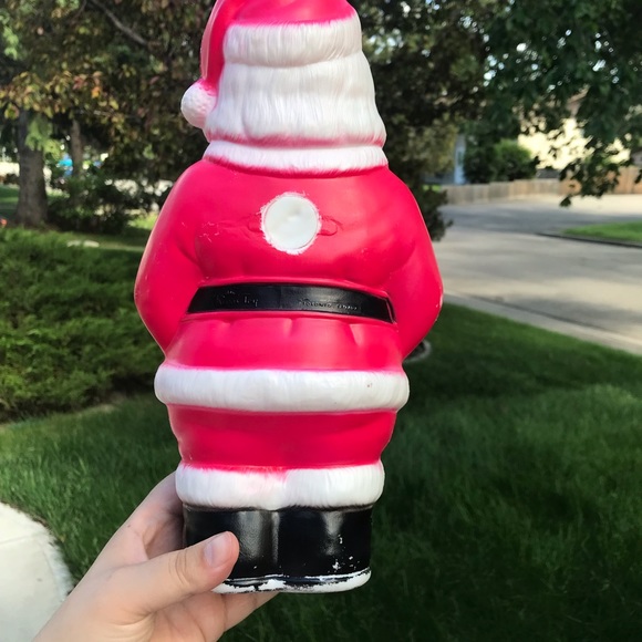 12” vintage Regal Toys made in Canada blow mold Santa Claus retro Christmas - Picture 4 of 9